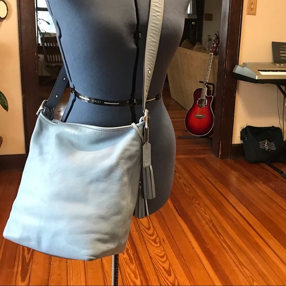 Coach Handbags - COACH LEGACY LEATHER DUFFLE CHAMBRAY BLUE #19889